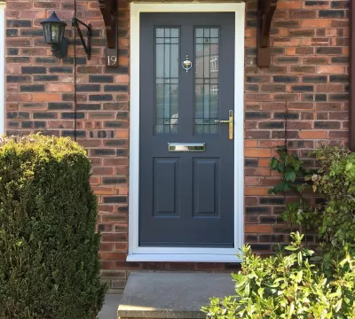 Jacobean Rockdoor composite door by Keswick Superglaze
